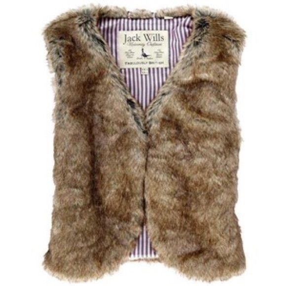 Jack Wills Faux Fur Gilet 